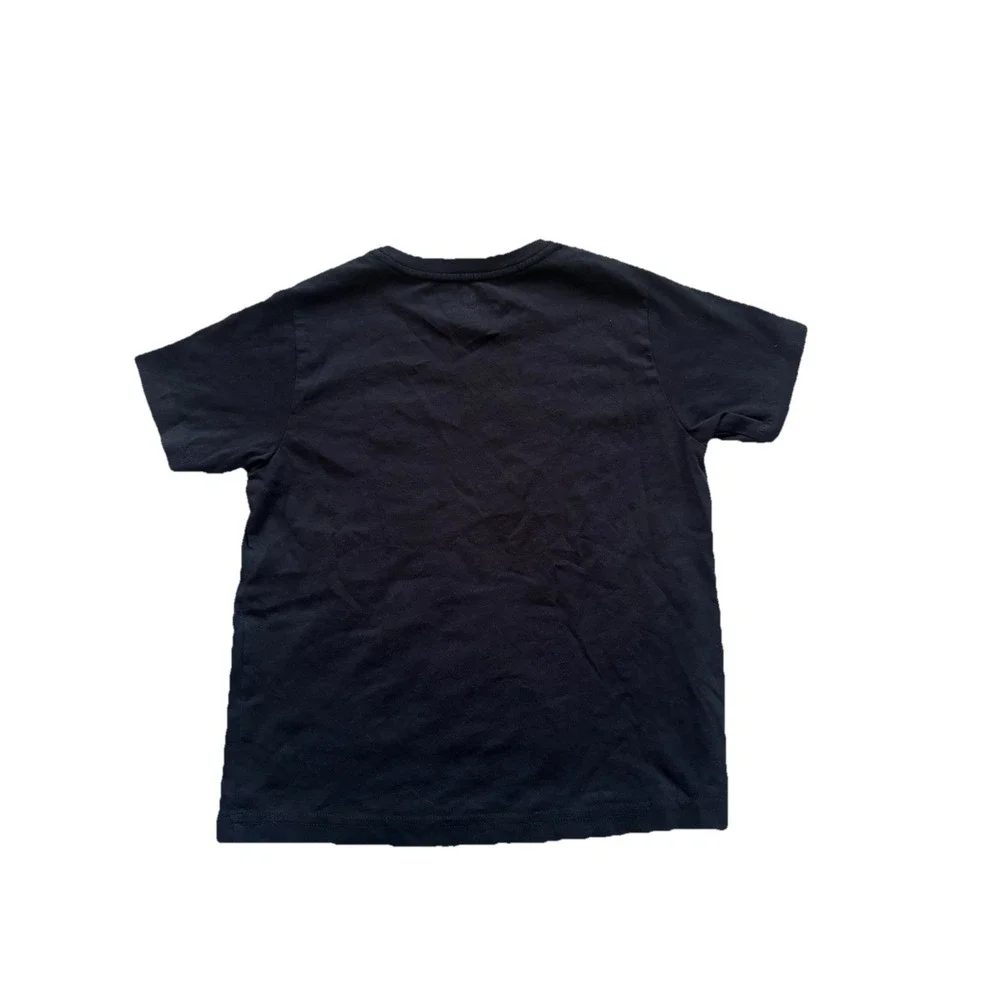 Psycho Bunny Kids T-Shirt S 7-8 Black Pima Cotton Tee Classic Logo‎ Embroidered